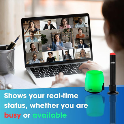 Busylight UC Omega USB Busy Light – LED Status Indicator for Office & Home Working – Call, Meeting & Focus Light – Works with Microsoft Teams, Zoom, Webex & More