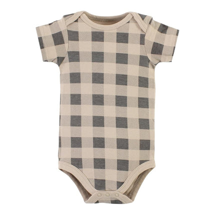 Lot de 5 grenouillères en coton Hudson Baby pour bébé unisexe, motif ours en peluche, prématuré