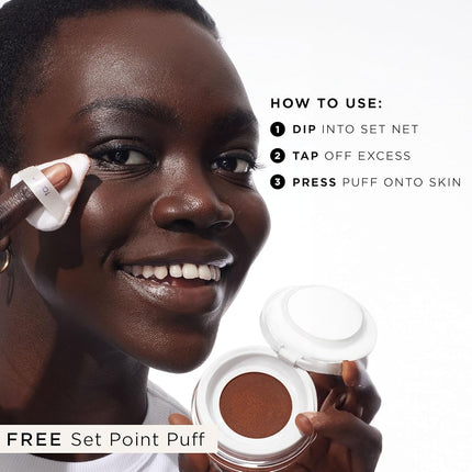 tarte creaseless setting powder – Pressed & Loose Face Powder, Lightweight Oil-Absorbing Formula for Longwear Finish, Vegan & Cruelty Free