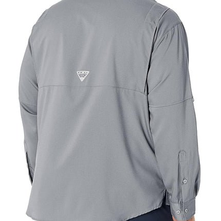 Columbia Men's Tamiami II Long Sleeve Shirt, Cool Grey, 6X