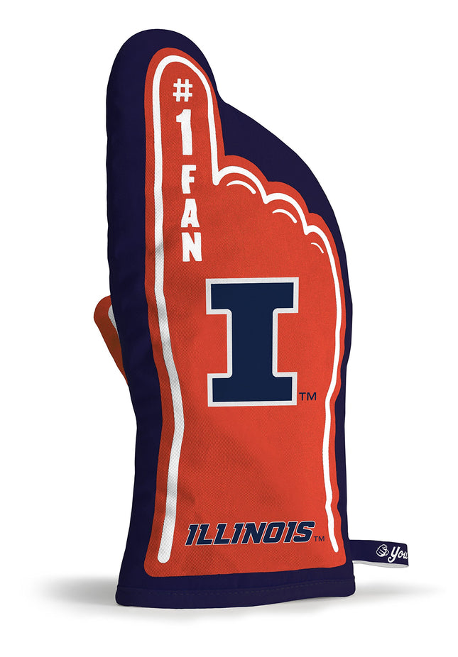 YouTheFan NCAA Illinois Fighting Illini #1 Oven Mitt