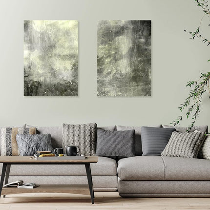 ARTEZA Stretched Canvas, 30 x 40 Inches, Pack of 2, Blank White Large Canvas for Painting for Acrylic, Oil and Gouache Paints