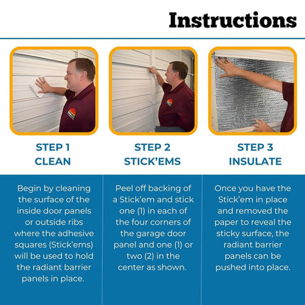 Reach Barrier 3009 Garage Door Insulation Kit