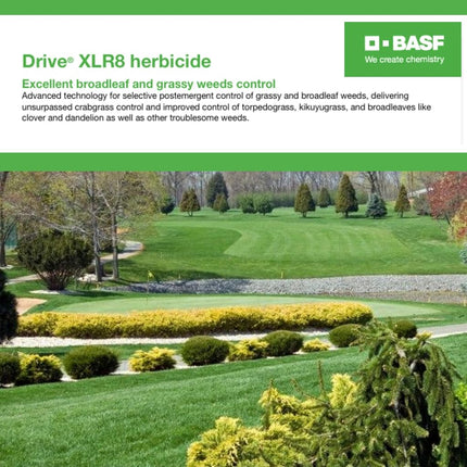 Drive XLR8 Herbicide 1/2 Gallon 64 OZ. KILLS CRABGRASS