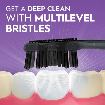 Oral-B Charcoal Toothbrushes, Soft 4ct