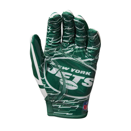 Guantes Wilson NFL Stretch Fit - New York Jets-Juvenil