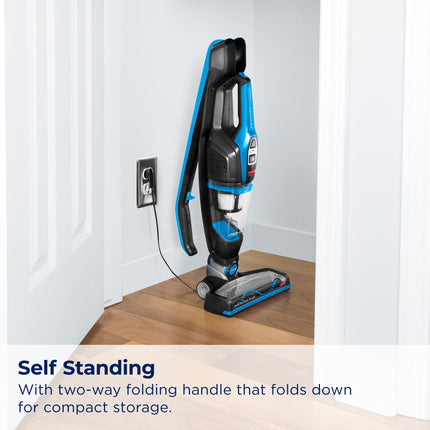 Bissell, 3061 Featherweight Aspirateur balai sans fil, Autonome, Bleu électrique, Noir