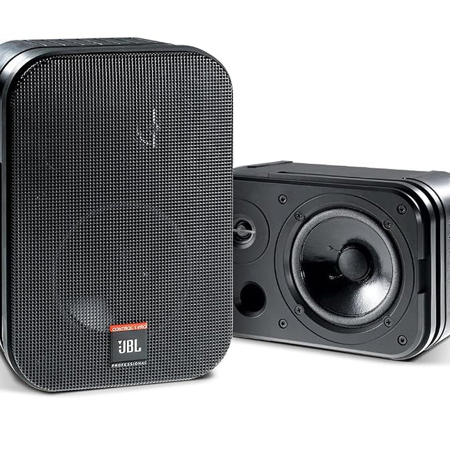 JBL Control 1 Pro High Performance 150-Watt Miniature Studio Monitor Speaker (Pair, Black)