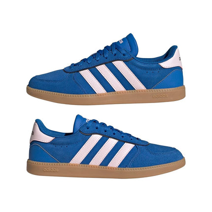 Adidas Women's Breaknet Sleek Sneakers, Bright Royal/Clear Pink/Carbon, 9