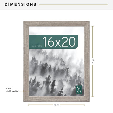 MCS Museum Poster Frame, Barnwood, 16 x 20 in, Single