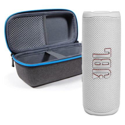 JBL Flip 6 (White) + Bundle with divvi! Protective
