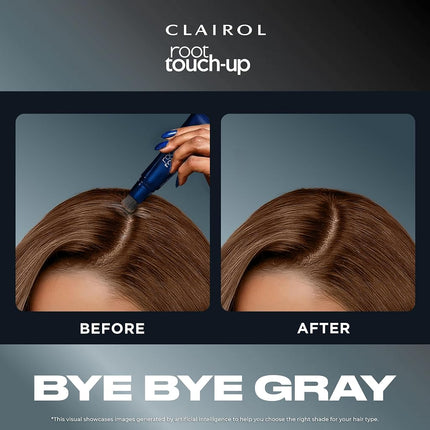 Clairol Root Touch-Up Semi-Permanent Hair Color Blending Gel, 2 Black, Pack of 2