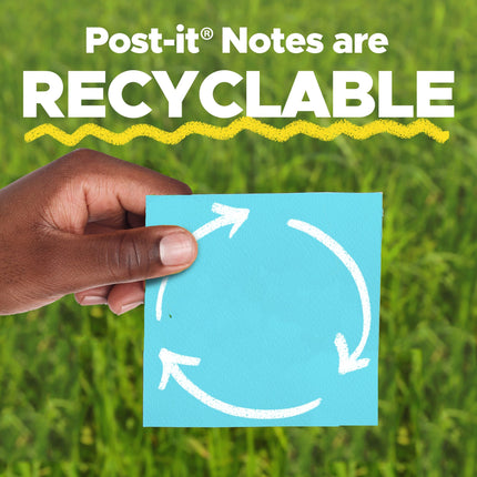 Post-it Notes, 1.5 in x 2 in, Blue, Pink, Yellow 50feuilles Cape Town Collection, 4 Pads/Pack – Post-it (1.5 in x 2 in, Cape Town, 4 Pads/Pack, 15 mm, 20 mm, 50 Sheets)