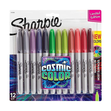 Sanford Sharpie Cosmic Color Fine Point Markers 12