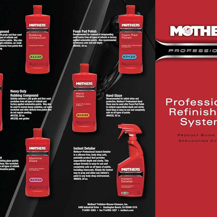 Mothers 81132 Compuesto para pulir profesional - 32 oz.