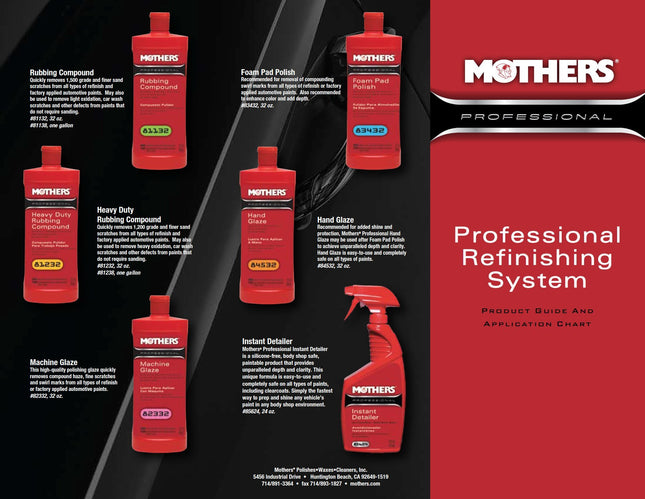 Mothers 81132 Professional Rubbing Compound - 32 oz.