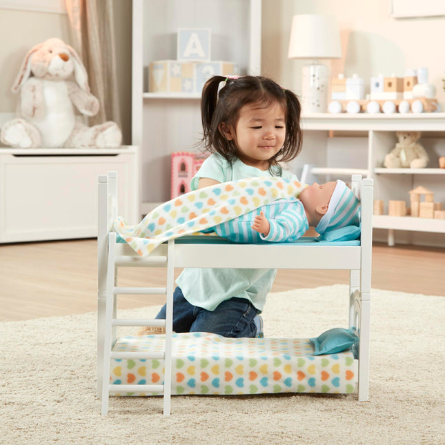 Melissa & Doug Mine to Love Wooden Play Bunk Bed (E-Commerce Packaging)
