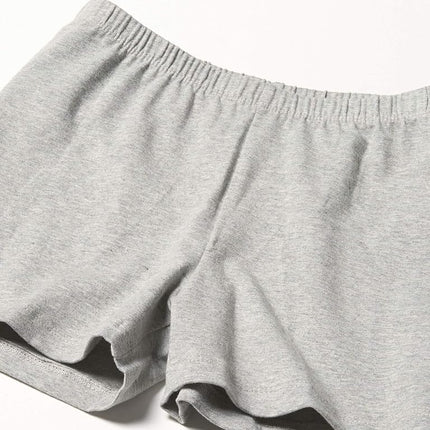 The Children's Place Girls' Cartwheel Shorts, Heather Grey Single, XX-Large