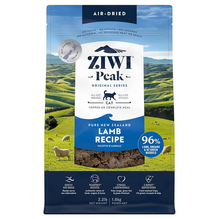 Alimento para Gatos Ziwi Peak de Cordero Secado al Aire (2.2 lb), Gatitos/Adultos/Gatos Mayores