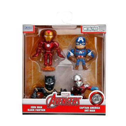 Marvel Avengers 2.5" 4-Pack Die-Cast Collectible Figures, Toys for Kids and Adults
