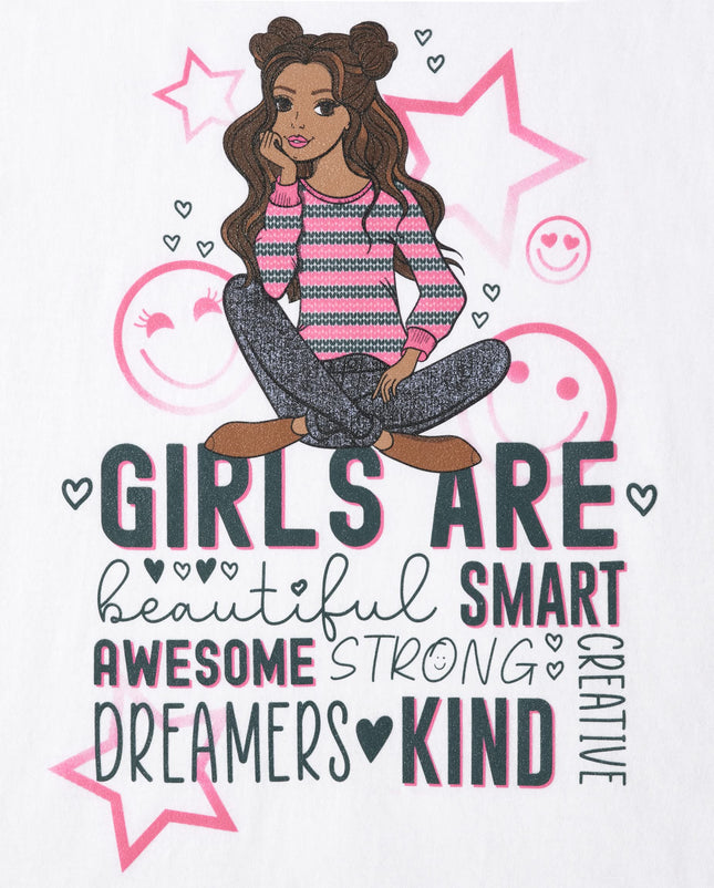 The Children's Place Girls' Unicorns,Sports,Princess Long Sleeve Graphic T-Shirts, Girls are, Small