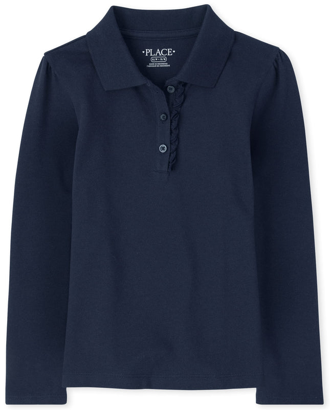The Children's Place Big Girls' Uniform Long Sleev