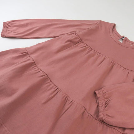 Lots et robes courts HonestBaby en coton 100 % biologique pour bébés garçons, bébés filles et tout-petits, unisexes, Rose cendré, 5T