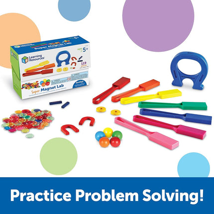 Learning Resources Classroom Magnet Lab Kit, 224 Pieces, Ages 5+