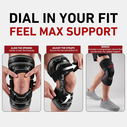 McDavid Unisex's 4200R-Ri-BK-M Bio-logix Knee Brace, Black, M