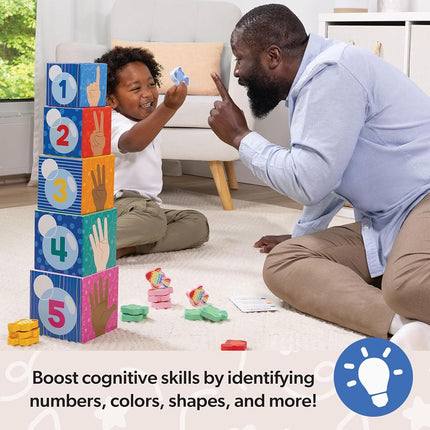 Melissa & Doug Ms. Rachel Recessed Blocks
