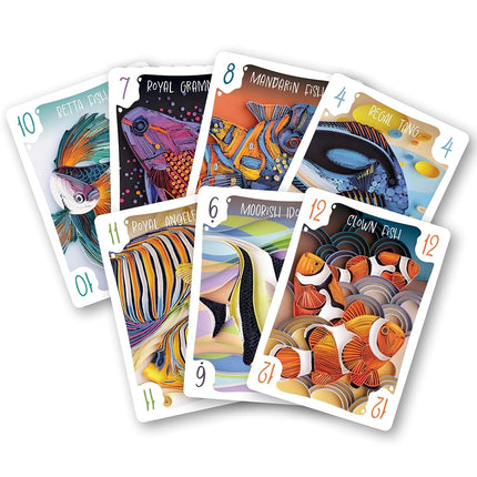 Renegade | Sea Scroll | Card Game, Quick Fish Collecting And Shark Scoring | 2 To 6 Players | 15 Minutes