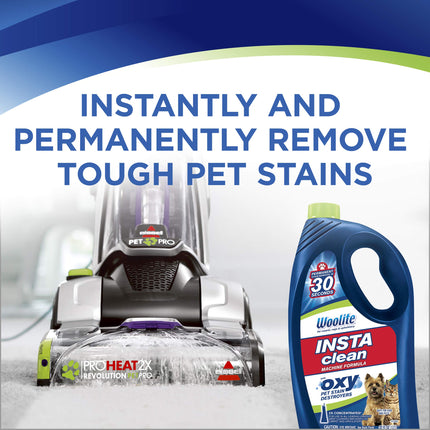 Bissell Woolite InstaClean Pet Formule pour machines grand format, 946 ml