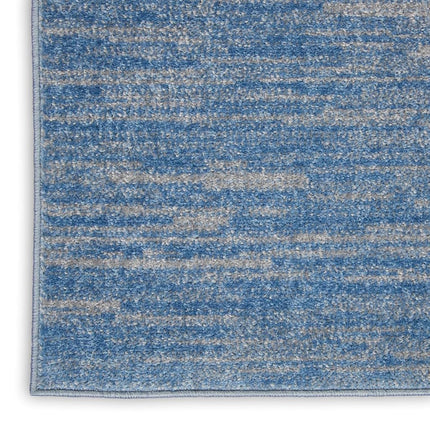 Nourison Essentials 4' x 6' Blue/Grey Outdoor Indoor/Outdoor Rug