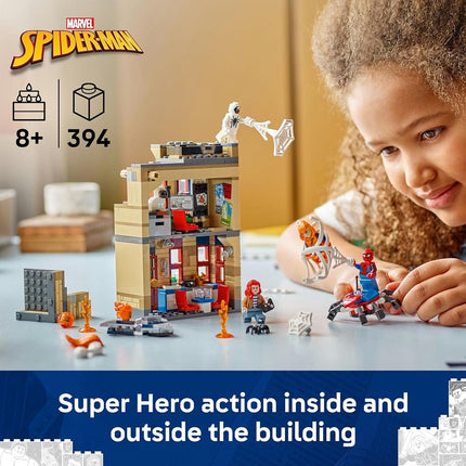 LEGO® Marvel Peter Parker’s Apartment 76317 Super Hero Building Toy with Minifigures, Spider-Man and Hobgoblin Battle, Collectible Toy for Kids, Present for Boys and Girls Aged 8 and Over