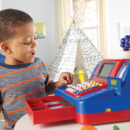Learning Resources Cash Register with Canadian Currency - Educational Cash Register for Kids