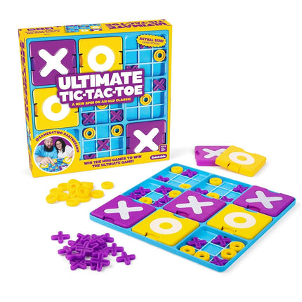 What Do You Meme? Ultimate Tic Tac Toe™ by Relatable, Fun Board Games for Family Gatherings, Great Games for Kids 8+, Includes 1 Board, 41 Mini X's, 40 Mini O's, 5 Large X's, 5 Large O's