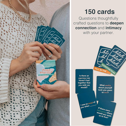 Love Lingual: LEVEL 2 Card Game - Deeper Language for Deeper Love - 150 Conversation Starter Questions for Couples - To Explore & Deepen Connections with your Partner - Date Night & Relationship Cards