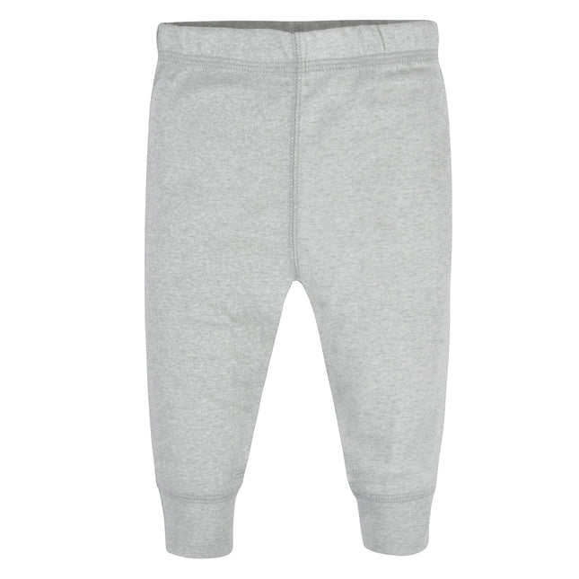 Pantalones de 4 unidades Gerber para bebé niña, rosa/negro/gris, 6-9 meses