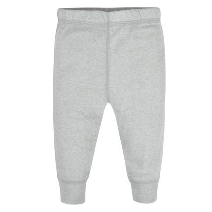 Gerber Baby-Girls Paquete múltiple de pantalones activos, rosa/negro/gris, 18 meses