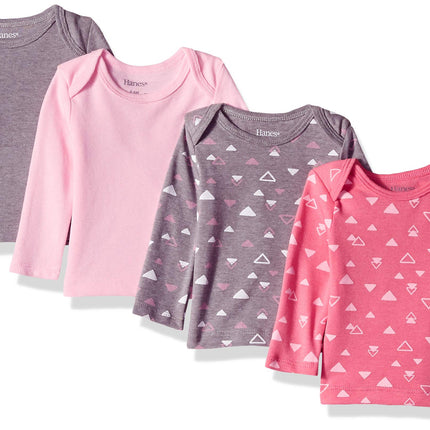 Hanes Baby Long Sleeve T-Shirt, Ultimate Flexy Kni