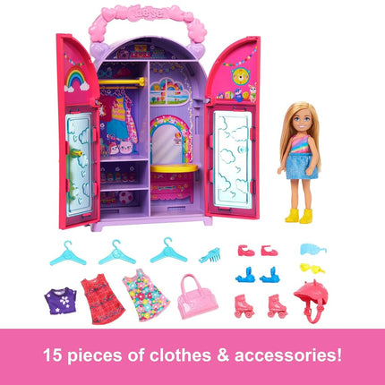 Barbie Chelsea Doll & Fashion Closet Playset, New for 2026