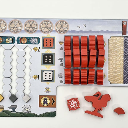 Thames & Kosmos - Devir: The White Castle - Dice Worker Placement - Comptetitive Strategic Board Games for Adults & Kids, 1-4 Players, Ages 12+ - BGWHCAS