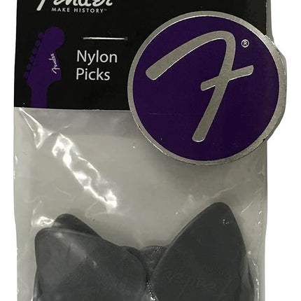 Médiators Fender en nylon (paquet de 12)
