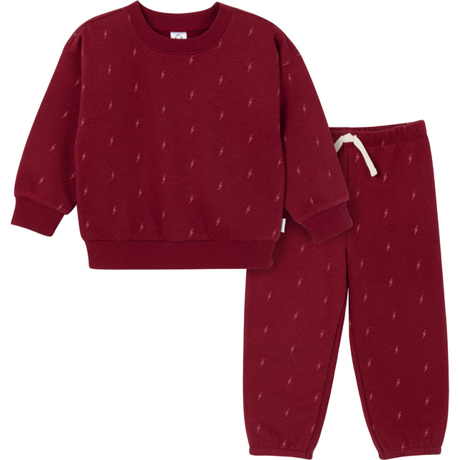 Gerber Baby Boys Toddler 2-Piece Fleece Sweatshirt