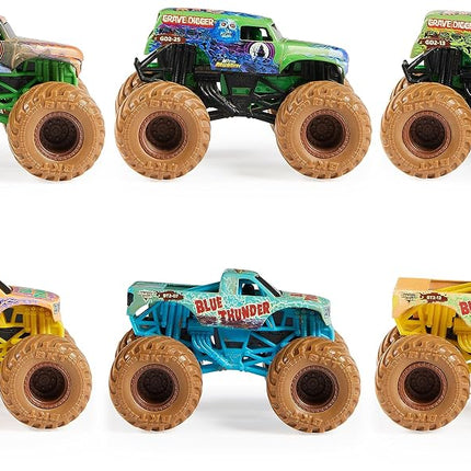 Monster Jam, Mystery Mudders, Official Die-Cast Monster Truck, Wash To Reveal, 1:64 Scale (Styles Will Vary)