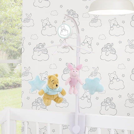 Disney Dumbo - Shine Bright Little Star Aqua, Grey & Yellow Musical Mobile, Aqua, Grey, Yellow