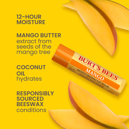 Burt's bees 2578 100% natural lips balm, 4 pieces