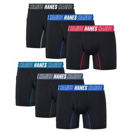 Hanes Boys Moves Underwear Anti Chafe Boxer Briefs