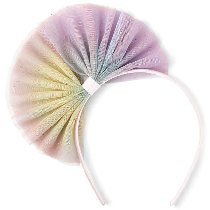 The Children's Place Girls' Fashion Hair Accessories, Rainbow Bow Headband, NO_Size, Rainbow Bow Headband, 1 Count (Pack of 1)