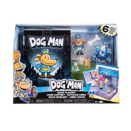 Dog Man Book Reveal & Figure Playset